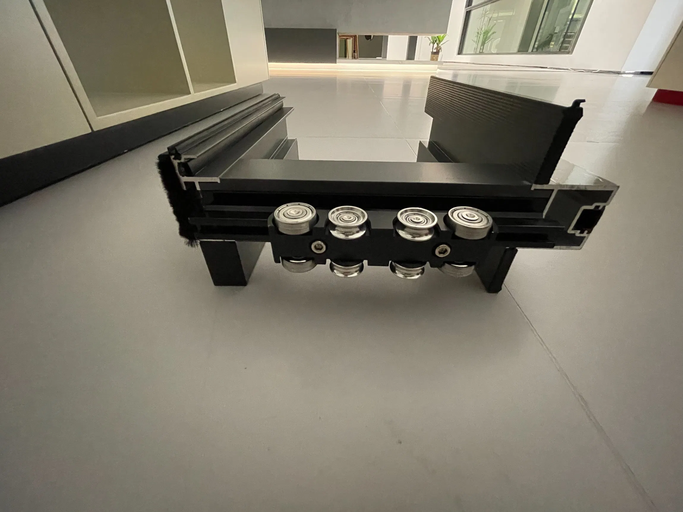 Patio 6063 Slim Frame Aluminium Thermal Break Big View Aluminum Sliding Door