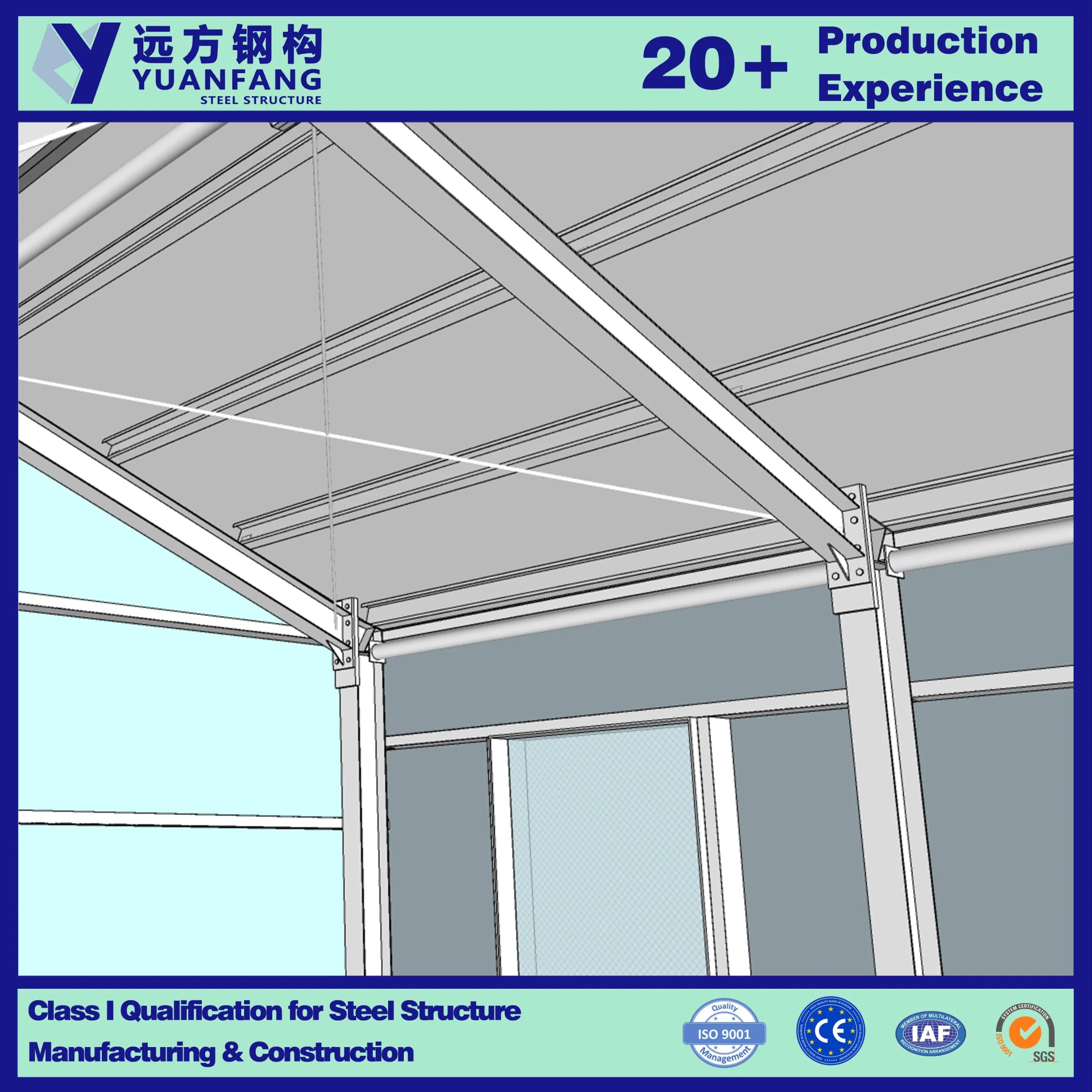 Prefabricated Metal Light Steel Structure Construction of Multi-Functional Tiny Warehouse