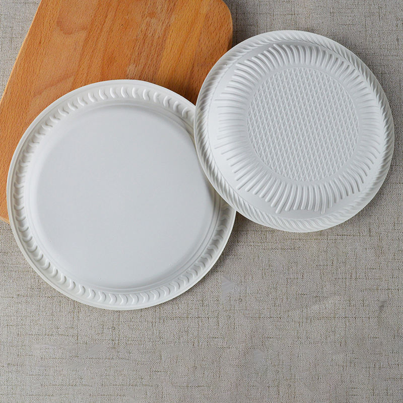 Cornstarch Eco Friendly Biodegradable Disposable Dinner Plates