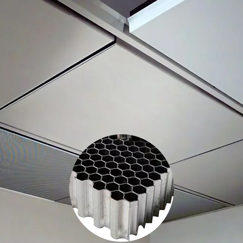 Custom Fireproof Acoustic Aluminum Honeycomb Panel