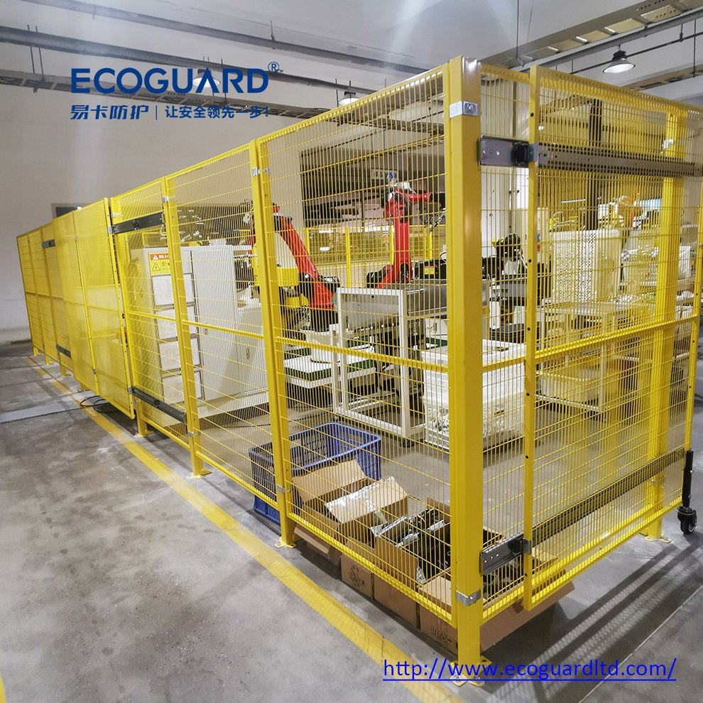 Industrial Strength Safety Fence for Machine Protection and Guarding