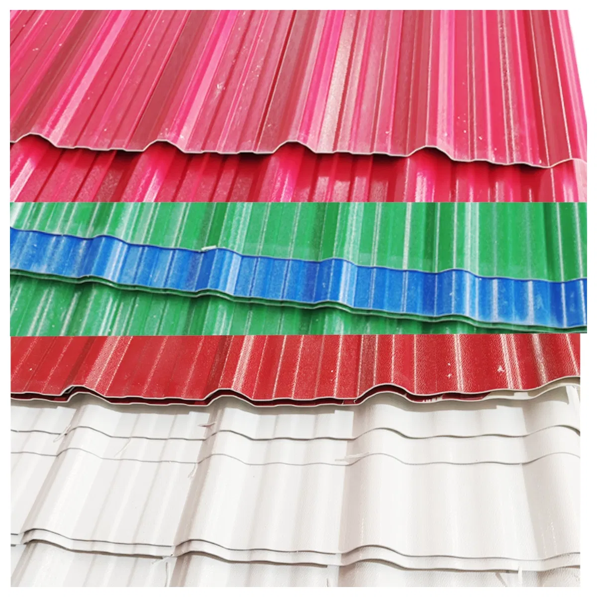Heat/Impact Resistant Corrugated PVC Plastic Shingles Roof Tile Sheet for House
