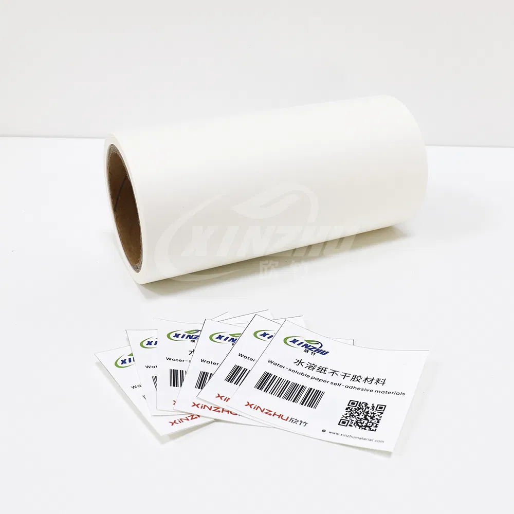 Direct Thermal Dissolvable Paper Jumbo Roll 1240 mm Fully Dissolvable Adhesive Ink