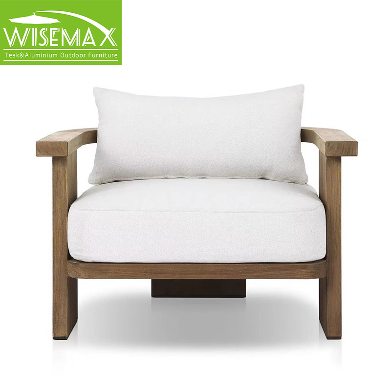 Диван садовый модульный массив тика 3-местный водонепроницаемый