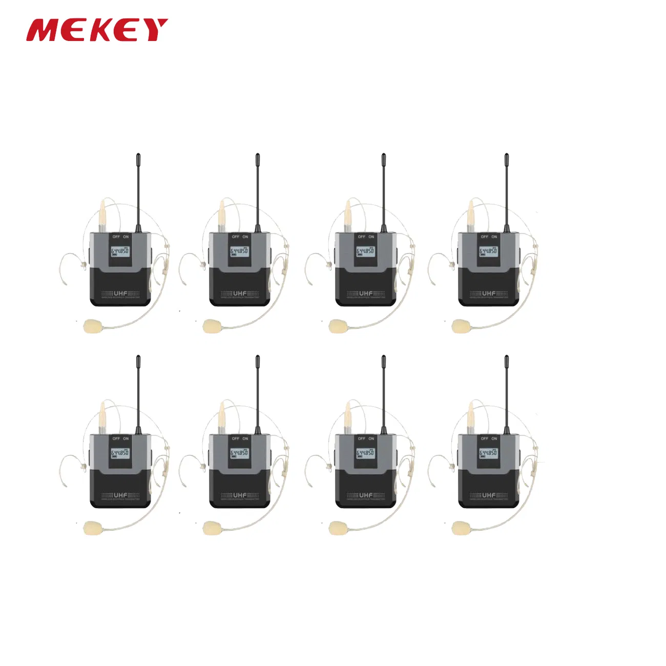 Беспроводная микрофонная система Mekey Mi-1608A (1 передатчик, 8 приемников)