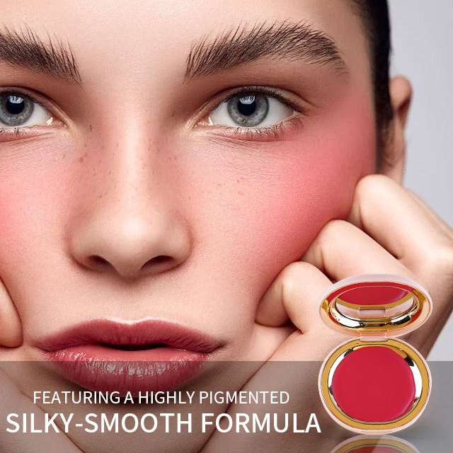 Luxurious Vegan Pink Shimmer Blush for Radiant Skin