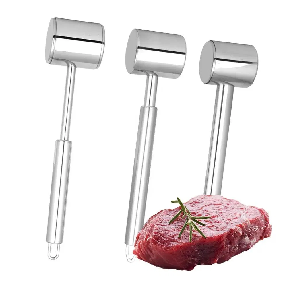 304 Stainless Steel Kitchen Mallet Meat Tenderizer Hammer Tool Kitchen Hammer Crusher