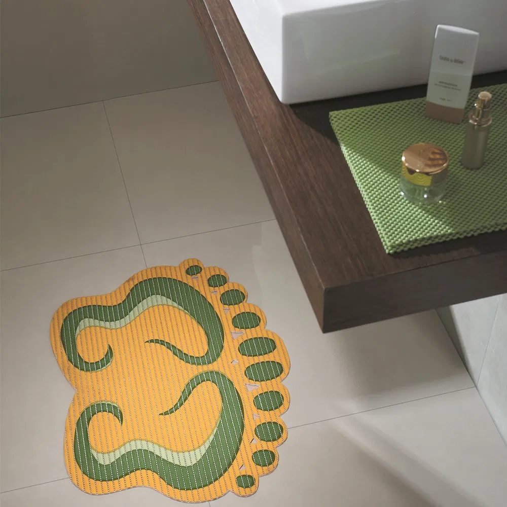 Eco-Friendly Print Pattern Home Decoration Kitchen Anti-Slip Door Mat Rolls Non Slip Waterproof Small PVC Foam Floor Mats