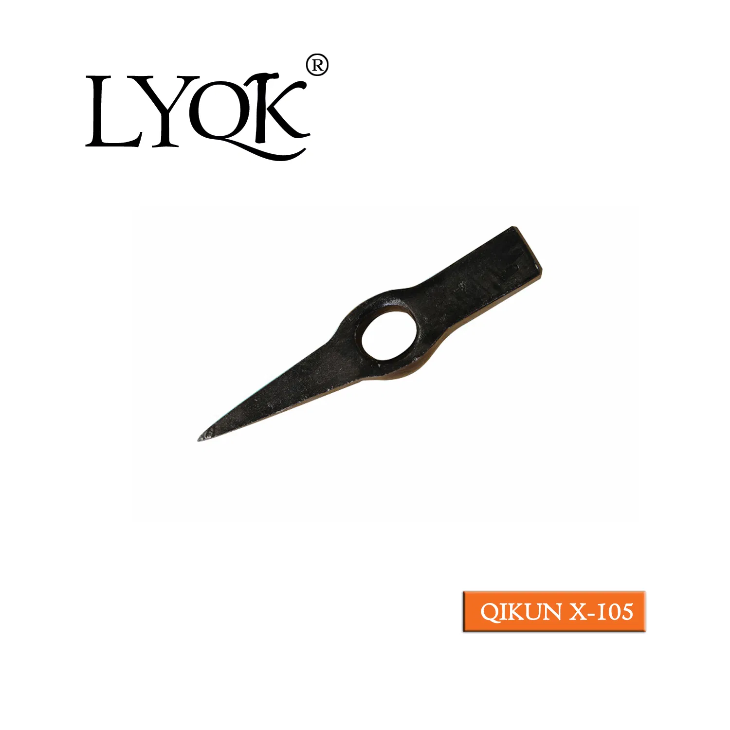 X-104 High Quality Rail Steel 65mn Agriculture Farm Garden Hardware Hand Tools Pick Head Mattock Pickaxe