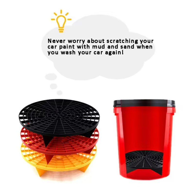 Promotional Factory Wholesale Inexpensive Durable Car Wash Cleaning Plastic Bucket Hand Tool