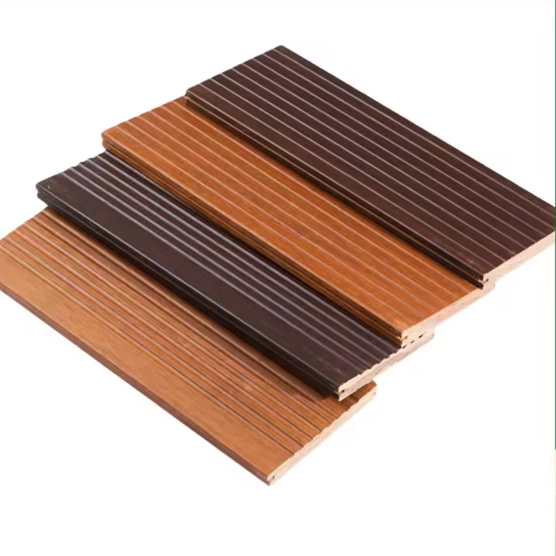 Skin-Friendly Waterproof Swimming Pool Park Wood Flooring Bamboo Decking Outdoor for Garden Trestles Corridors