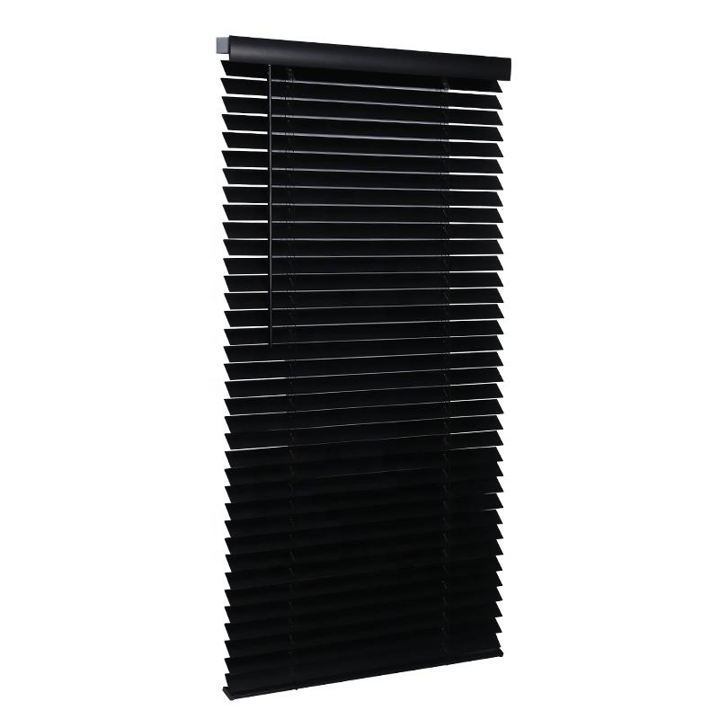 Durable Light-Blocking Privacy Control Solid Wood Adjustable Venetian Blind Slats Wooden Blinds for Windows Curtain Readymade Blinds