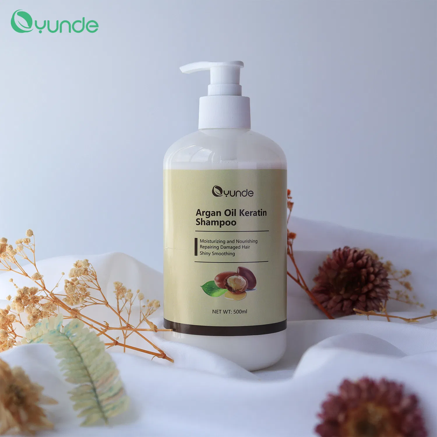 Private Label Repairing Prevent Hair Breakage Nourishing Scalp Argan Oil Keratin Shampoo