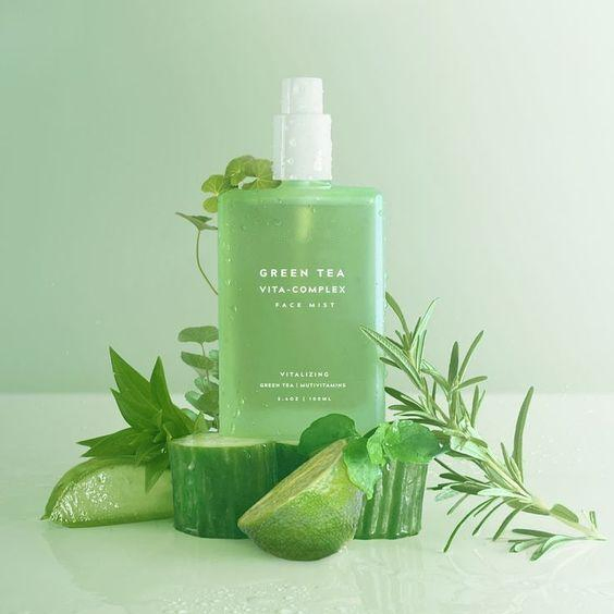 Wholesale Green Tea Facial Toner Remove Acne Moisturizing Soothing Face Spray