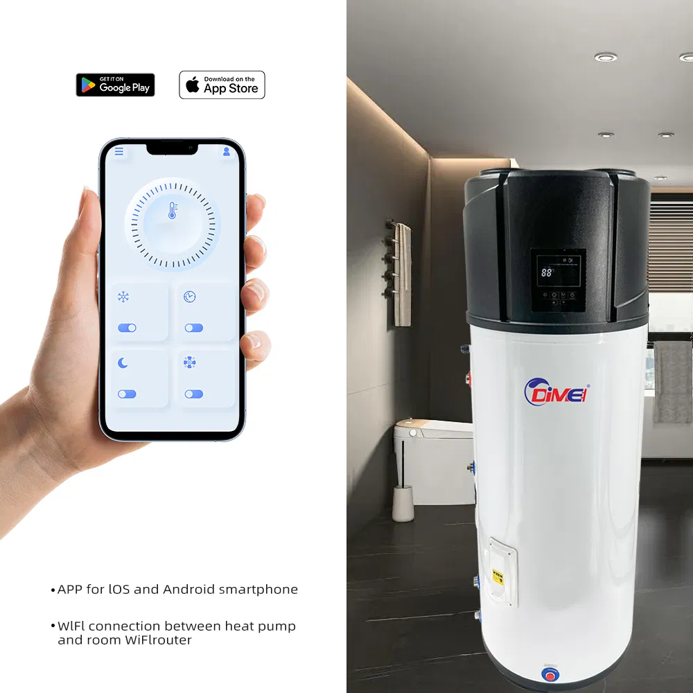 300L R290 All-in-One Air-to-Water Heat Pump Water Heater User-Friendly Control