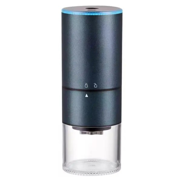 Rechargeable Espresso Machine Coffee Bean Grinder for Home Office Use with Safe Switch