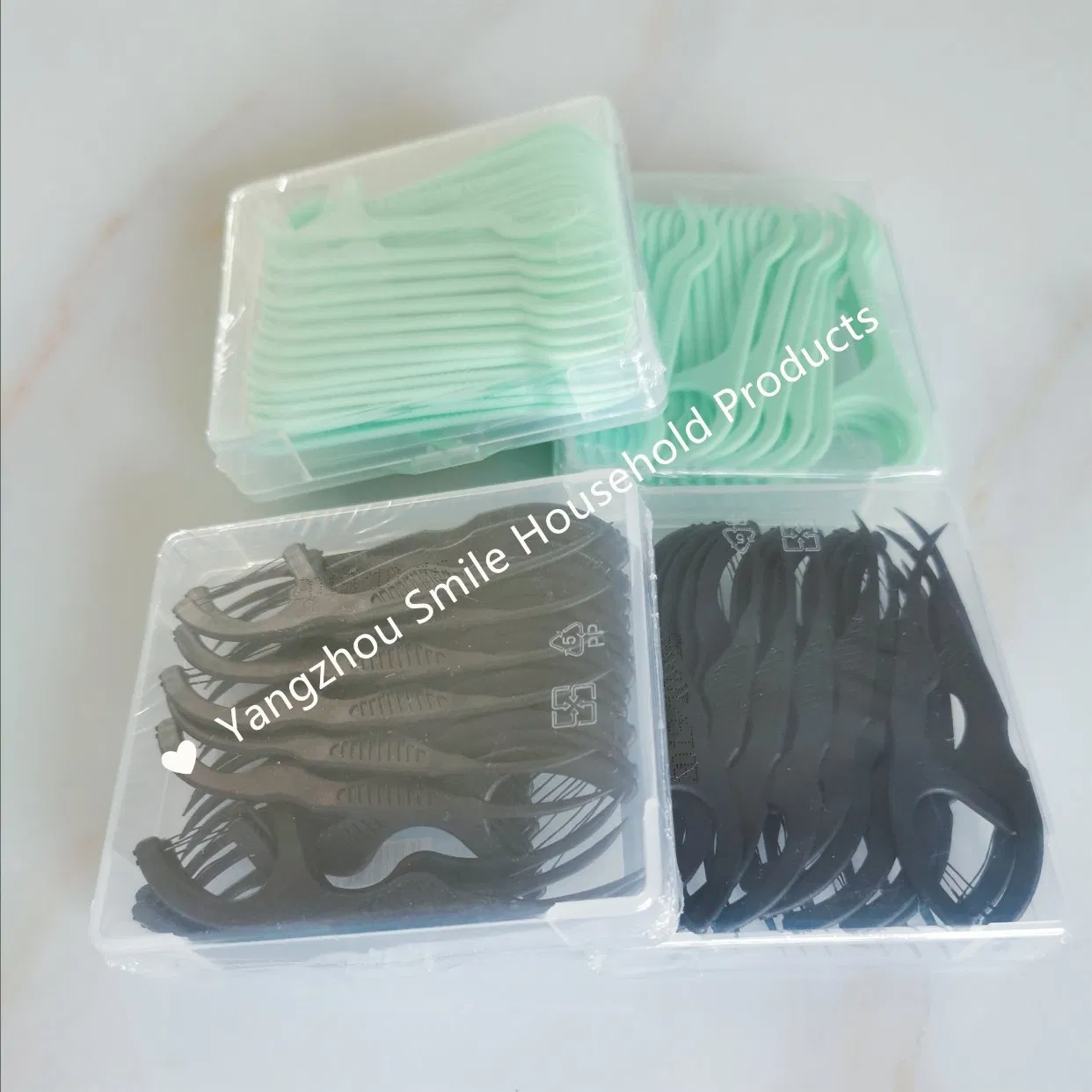 Biodegradable Wheat Straw Family Eco Dental Floss Picks with FDA
