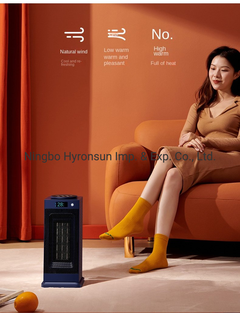 New Design 1500W Portable Electric PTC Fan Heater Home Warm Air Blower