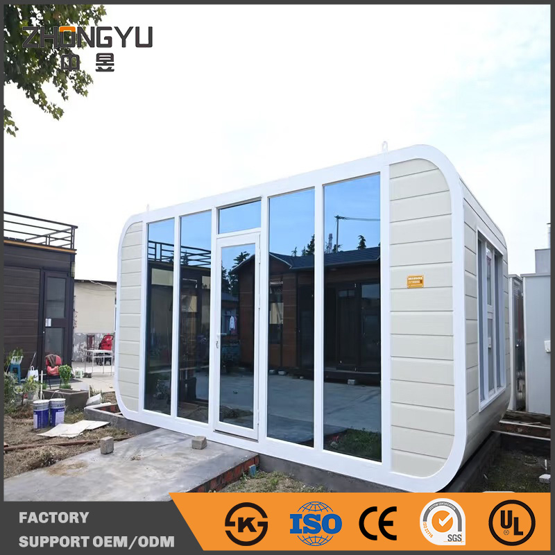 All in One Apple House Modular Residential Living Space with Thermal Insulation Smart Layout Steel Frame Structure for Long Term Use Prefabricated Cabin
