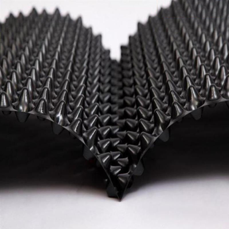 HDPE Plastic Drainage Board Cell Waterproof Black Color Weight Material Origin Type