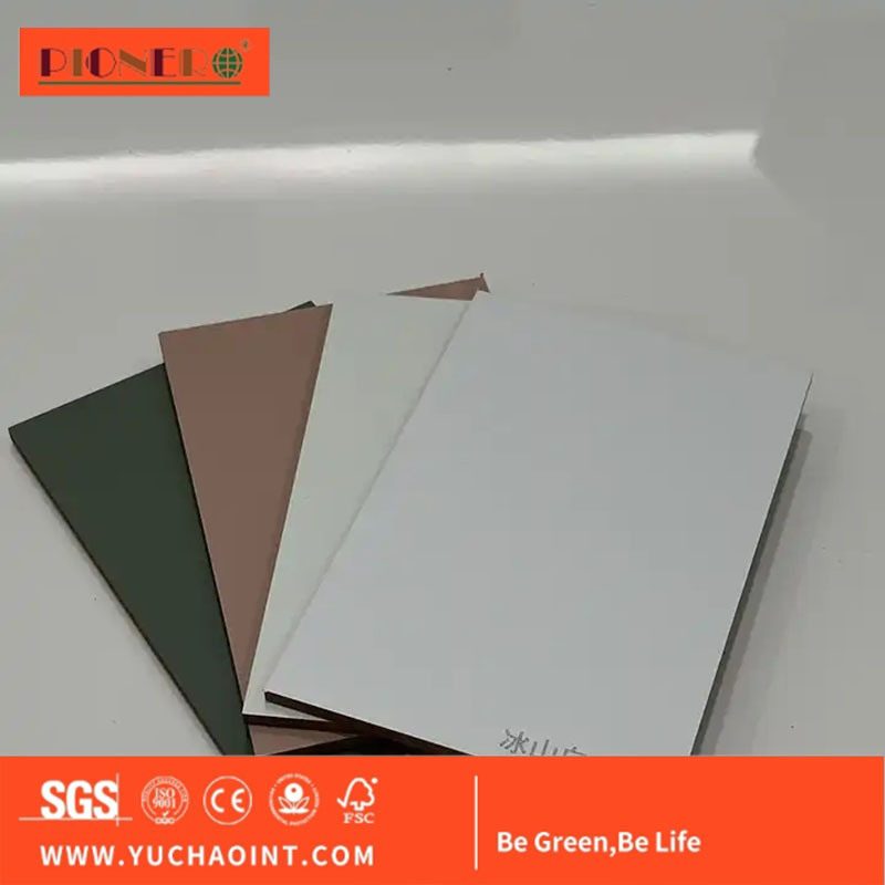 Eco-Friendly Pet Board Felt Boards Pet Faced Particleboar Board for Home Kitchen