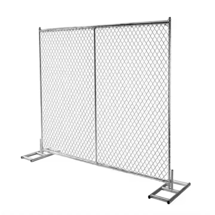 High Quality Galvanized 6X12 Temporary Construction Fence Portable Chain Link Temporary Fencing Panel