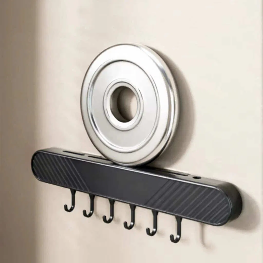 Kitchen Non Perforated Storage Wall Mounted Hook and Loop Wall Storage Rack