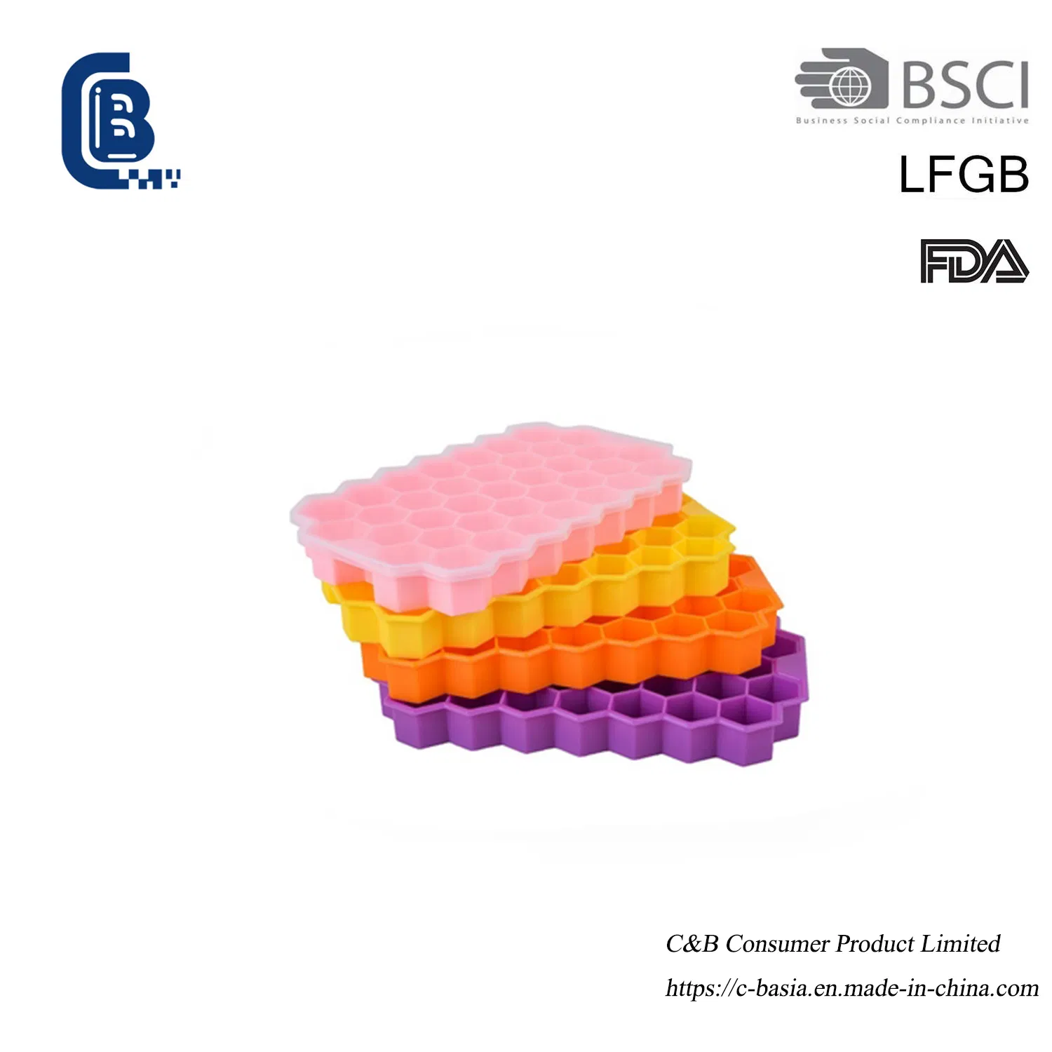 High Quality Ice Cube Tray Mold Silicone Kitchenware