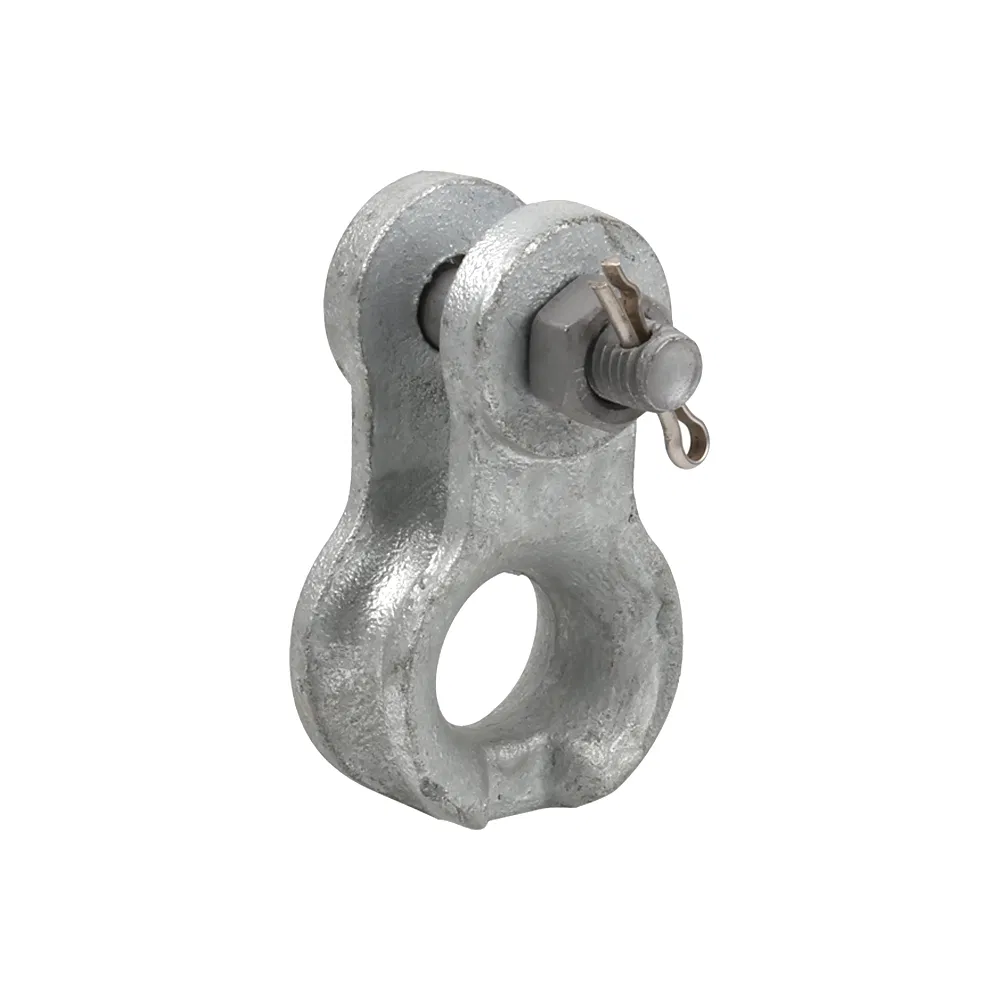 Custom Cable Pole Line Hardware Galvanized Steel Oval Clevis Thimble with Bolt