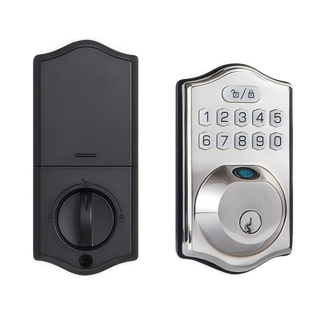 Villa Door Visible Fingerprint Password Smart Door Lock Tuya