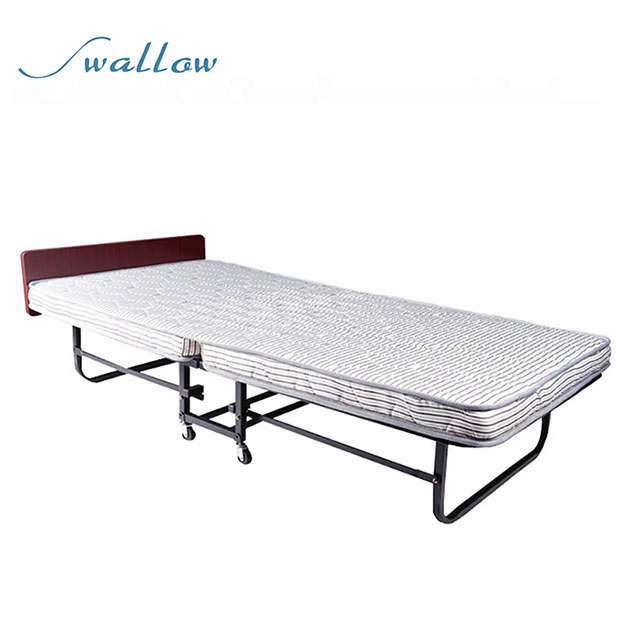 High Quality Luxury 5 Star Metal Hotel Stand up Extra Rollaway Bed - Buy Folding Sofa Bed at Swallow