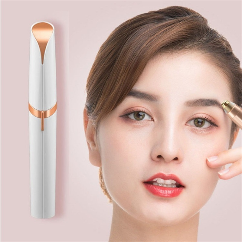 Epilator Shaver Eyebrow Trimmer Facial Hair Remover Makeup Painless Electric Mini