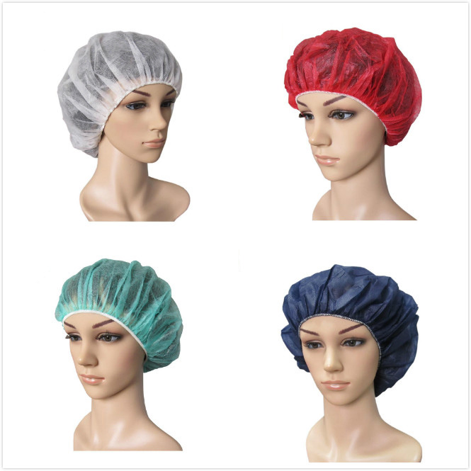 Factory Price Round Cap Disposable Bouffant Cap