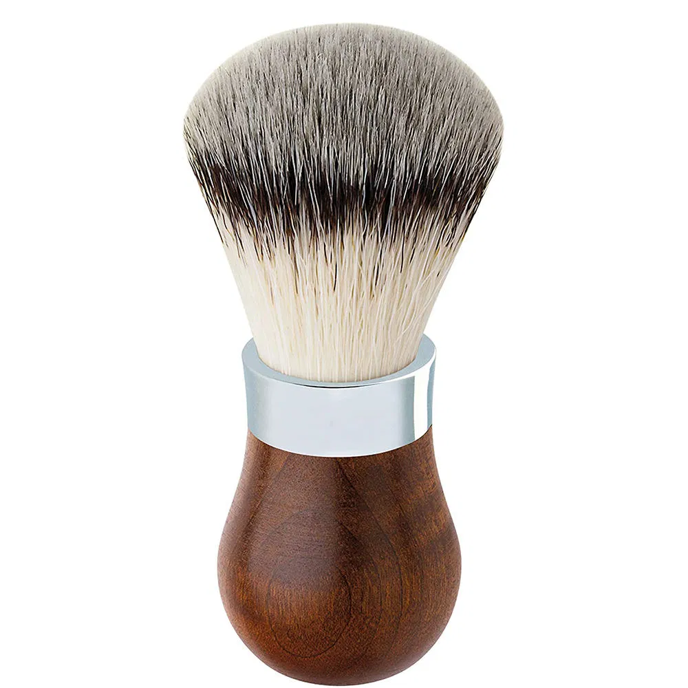 Wooden Handle Pig Bristle Badger Hair Brush Beard Brush Pig Beard Shaving Brush