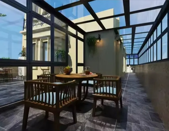 Double Glazed Curtain Wall Facade