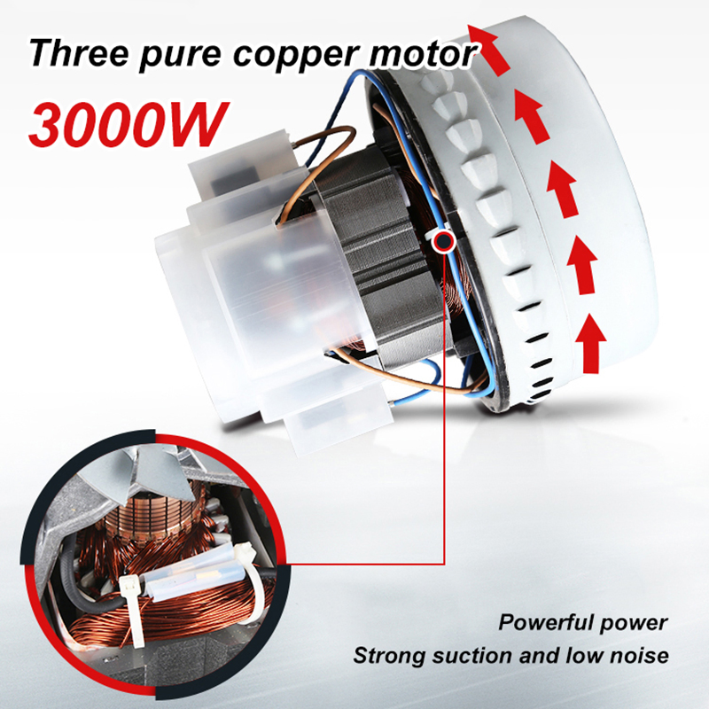 Hot Sale Wet/Dry Vacuum Cleaner Machine for Garage with 80L Capacity