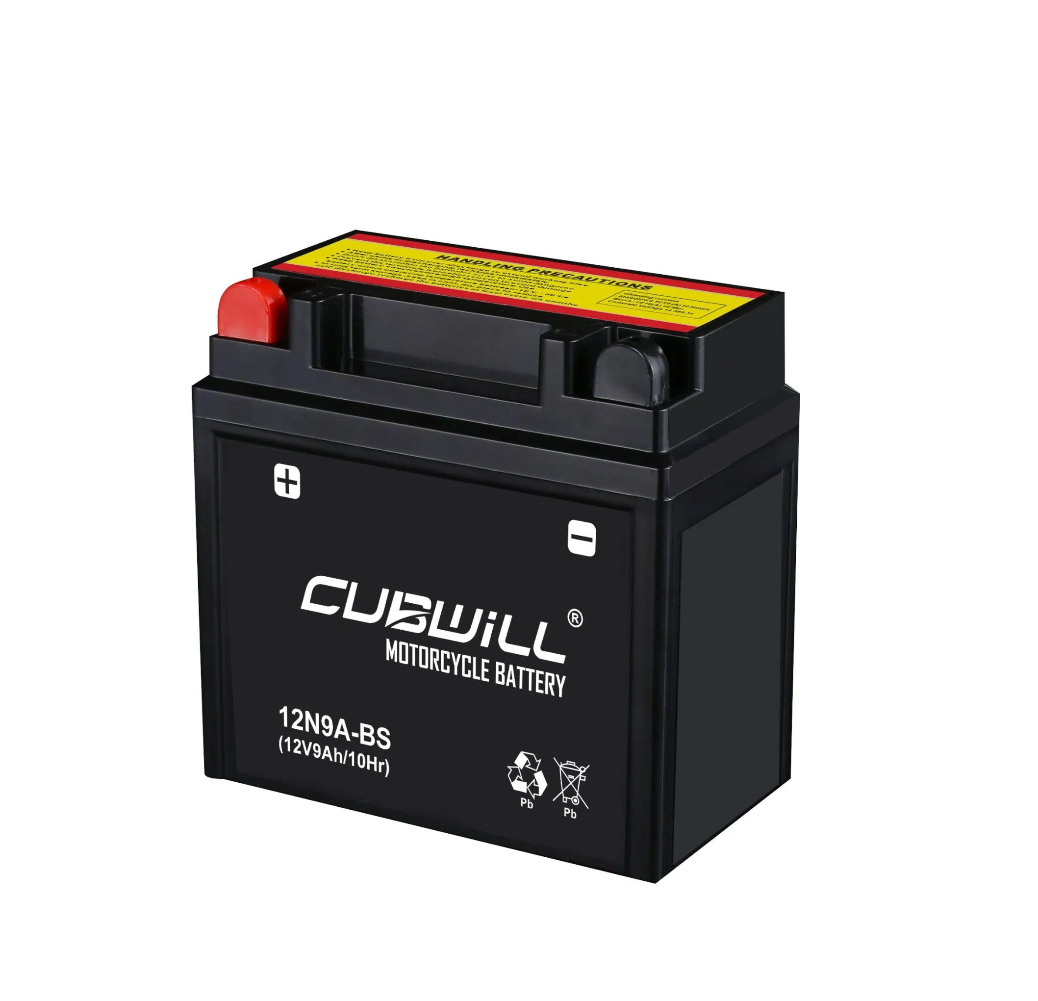 12V 9Ah AGM MF Sealed Motorcycle Battery 12N9-BS