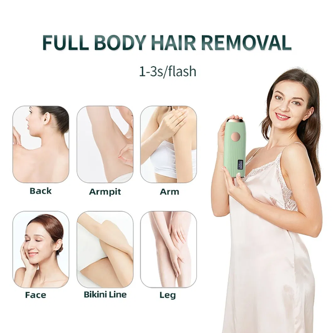 at Home Permanently Hair Renoval Machine with IPL Ice Cooling System