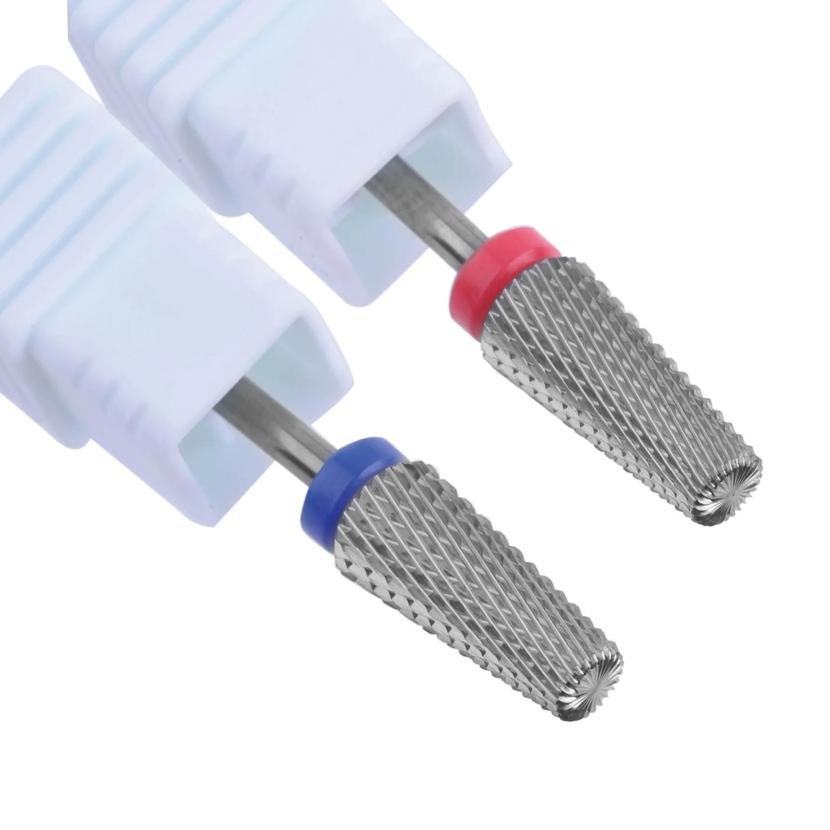 Gel Cleaning E-File Cross Cut 2 Way Tapered Carbide Nail Drill Bit Milling Cutter