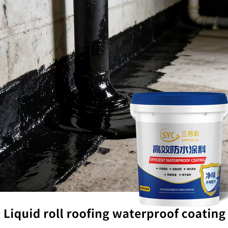 High Elasticity Crack Resistance Liquid Roll Roof Waterproof Coating