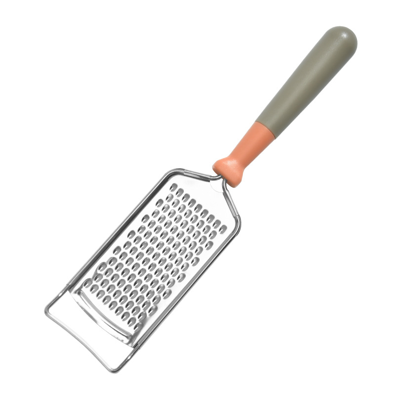 Household Multi-Function Plastic-Handle Stainless Steel Grater for Potato, Carrot and Ginger