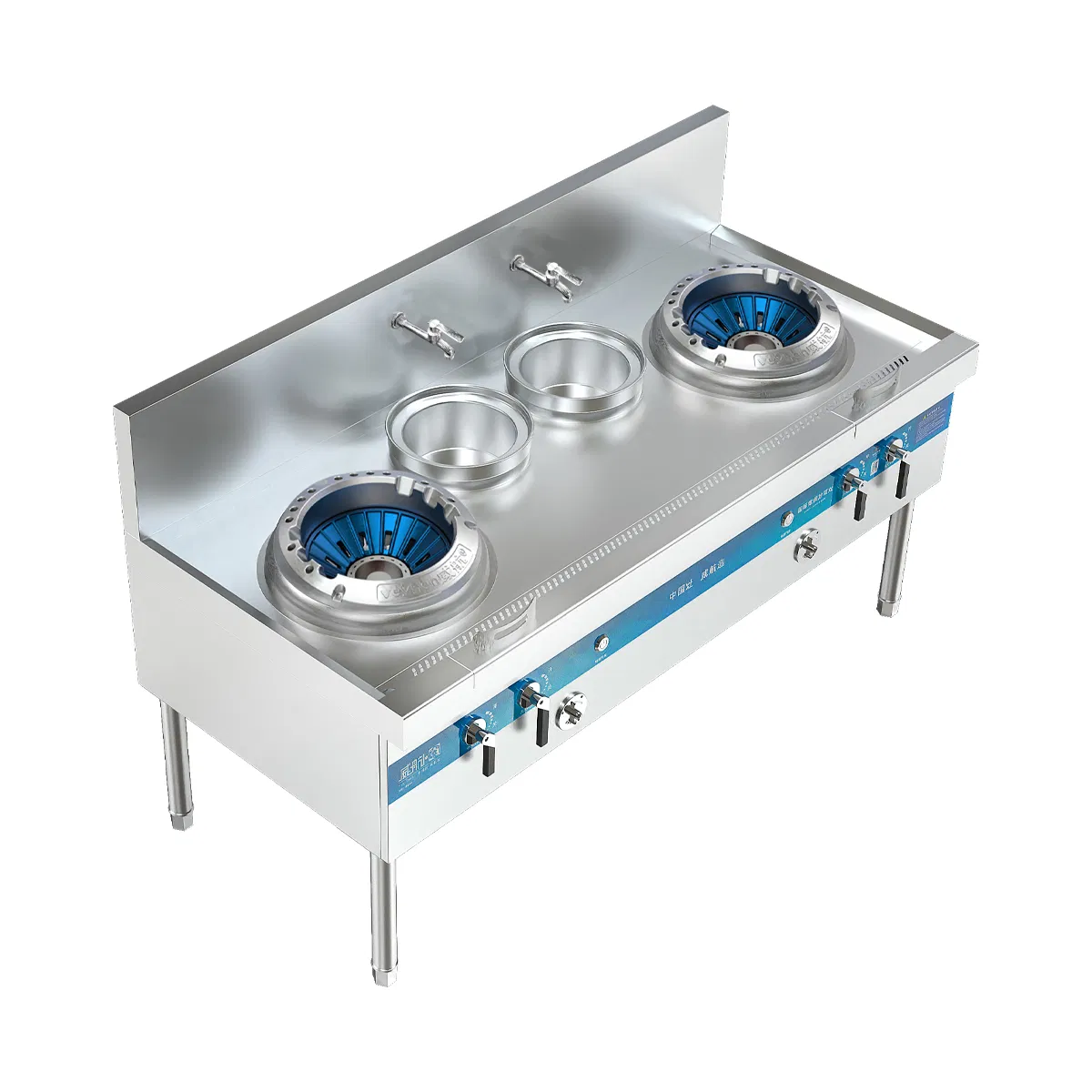 Commercial Grade Quiet Series Wok Range for Chinese Cuisine