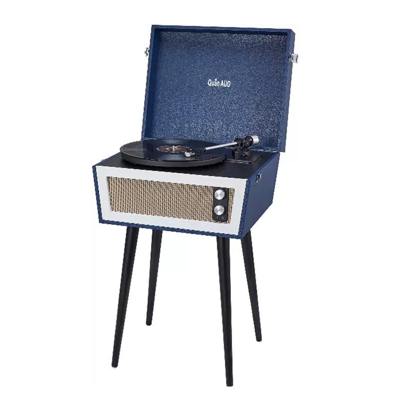 Проигрыватель виниловых пластинок с деревянным корпусом