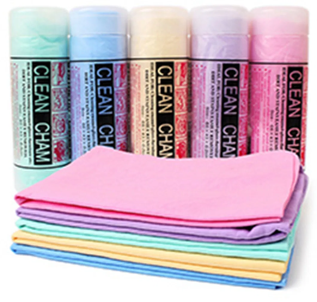 Artificial PVA Chamois Cloth for Car Wash Clean Drying Shammy Leather Cloth