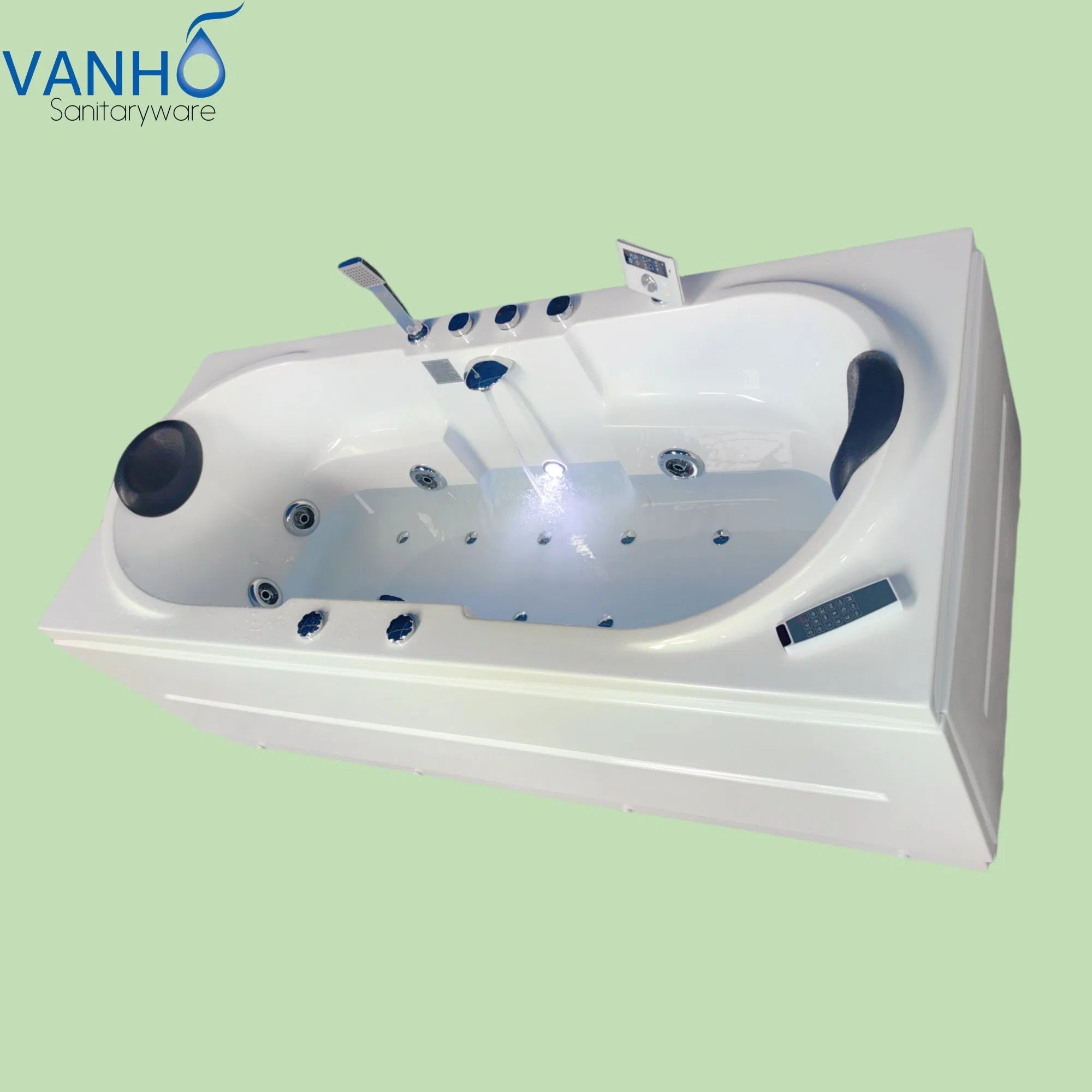 Акриловая массажная ванна Vanho с гидромассажем и подсветкой