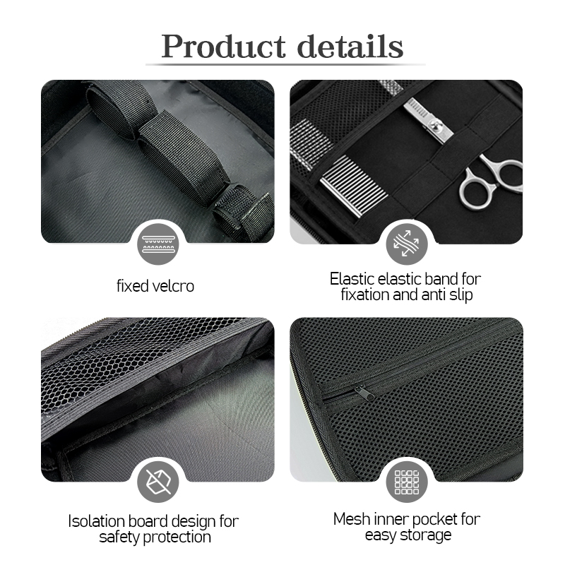 Чехол EVA для инструментов парикмахера с ручкой и молнией