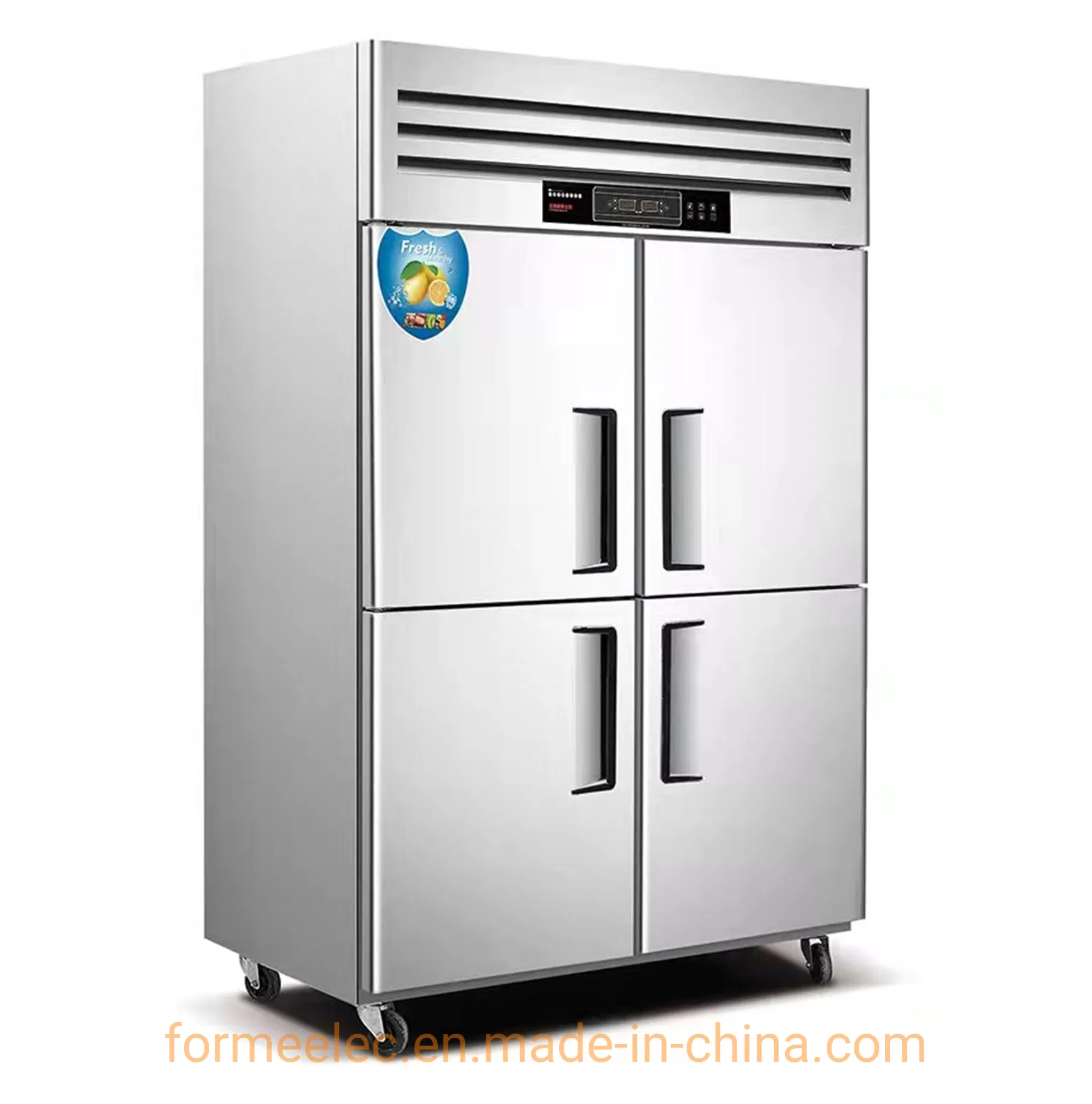 180cm Kitchen Refrigerator Salad Cabinet Direct-Cooling Commercial Kitchen Freezer Worktable