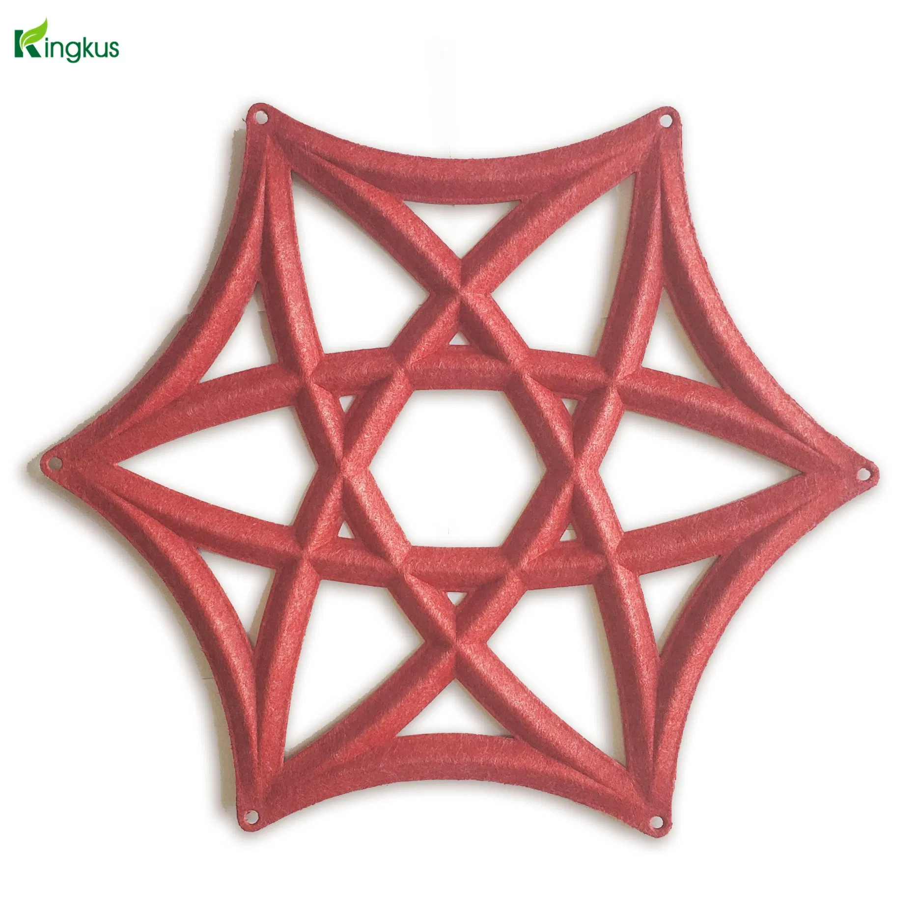Hexagon 3D Line Open Polyester Panels From Kingkus