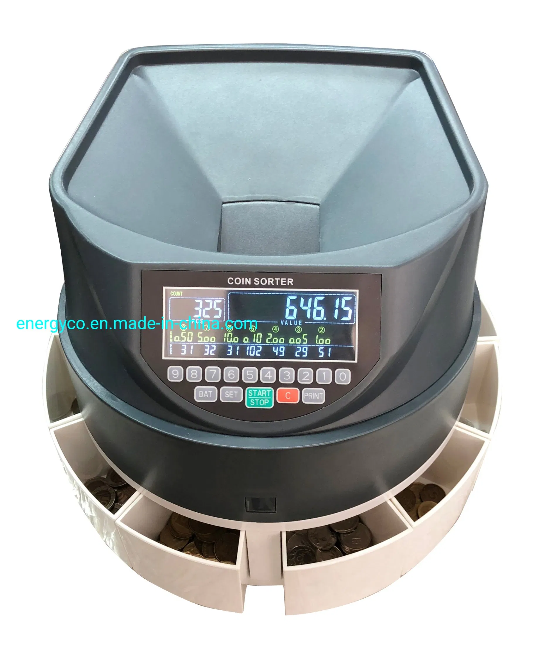 Coin Sorter and Money Counter