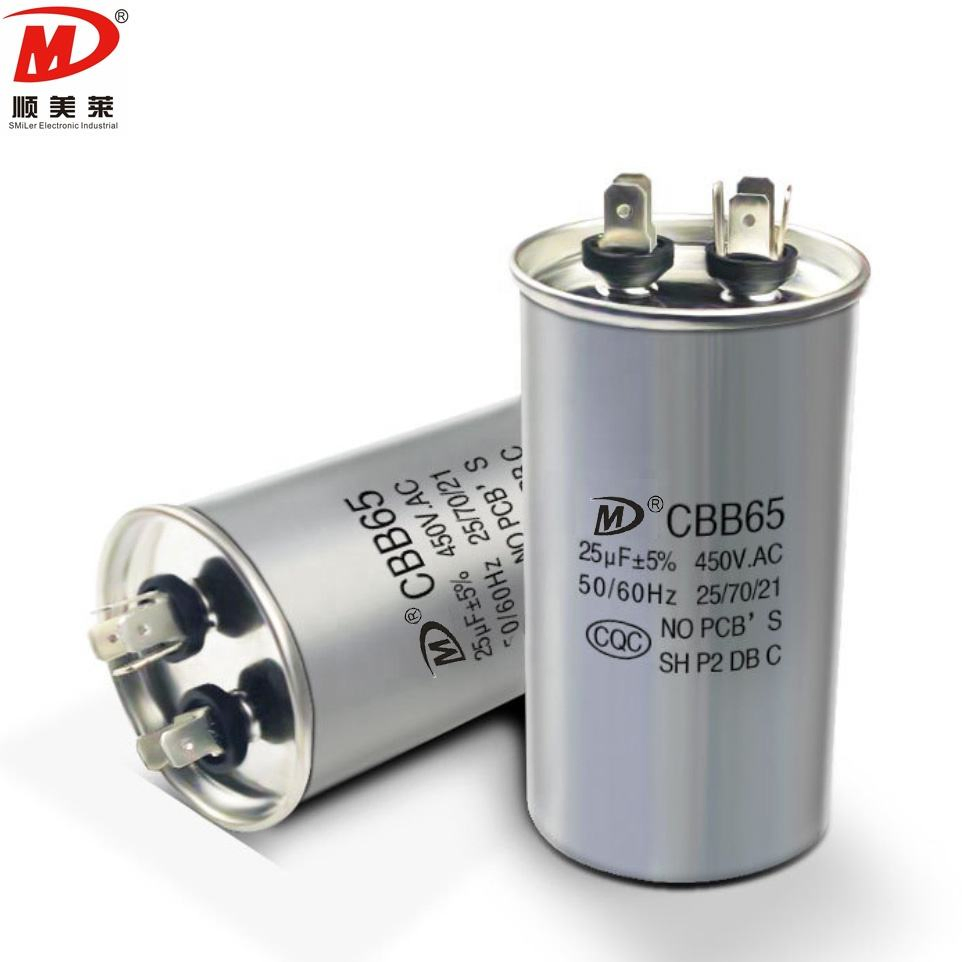 Cbb65 Sh Capacitor AC Compressor Air Conditioner Parts Motor Capacitor Factory
